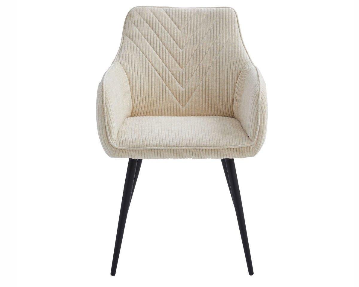 Стул-кресло кухонный ALISON вельвет Белый (26939075) - фото 3