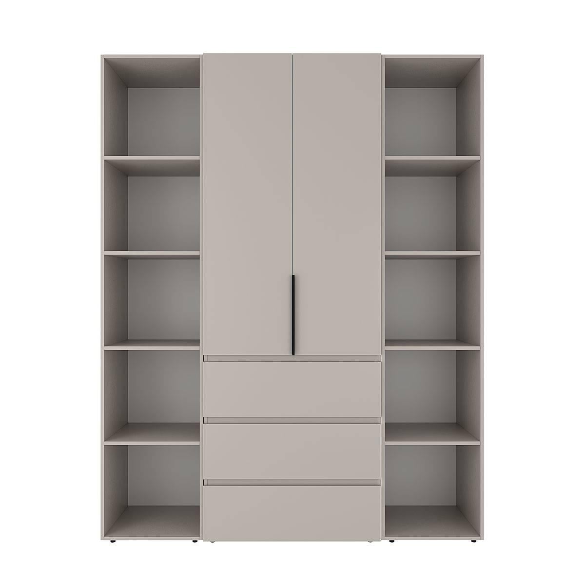 Шкаф распашной комбинированный №9 Light 1600x500x2200 мм Кашемир (LTK0914000000)