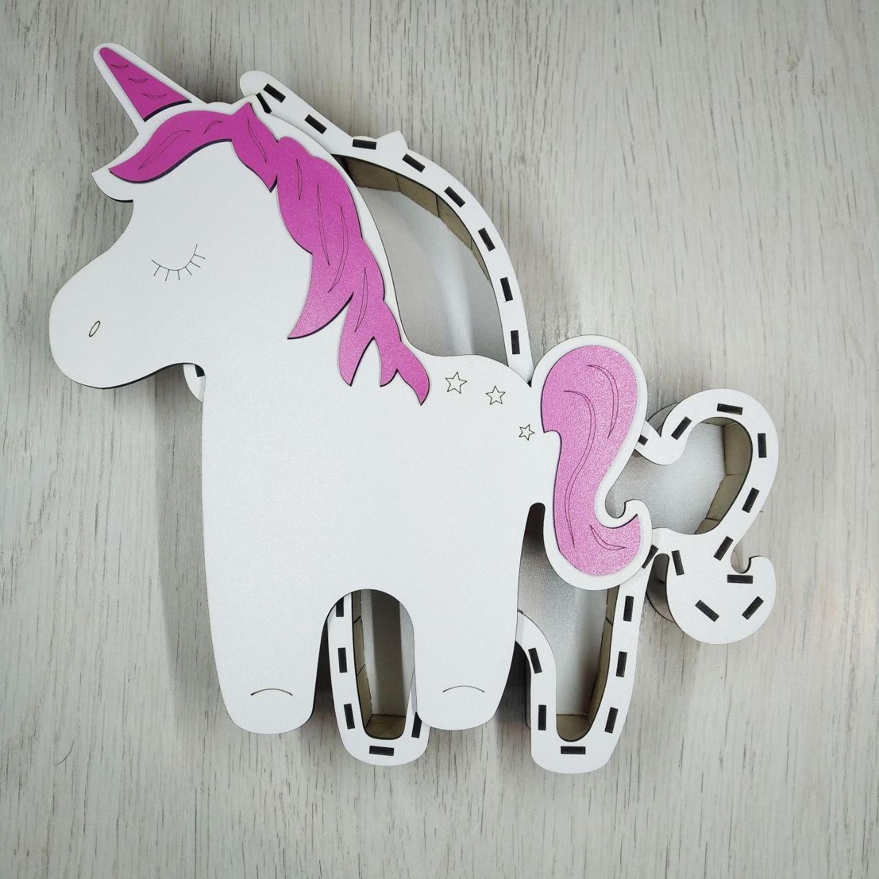 Коробка для сладостей Единорог 30х25х6 см