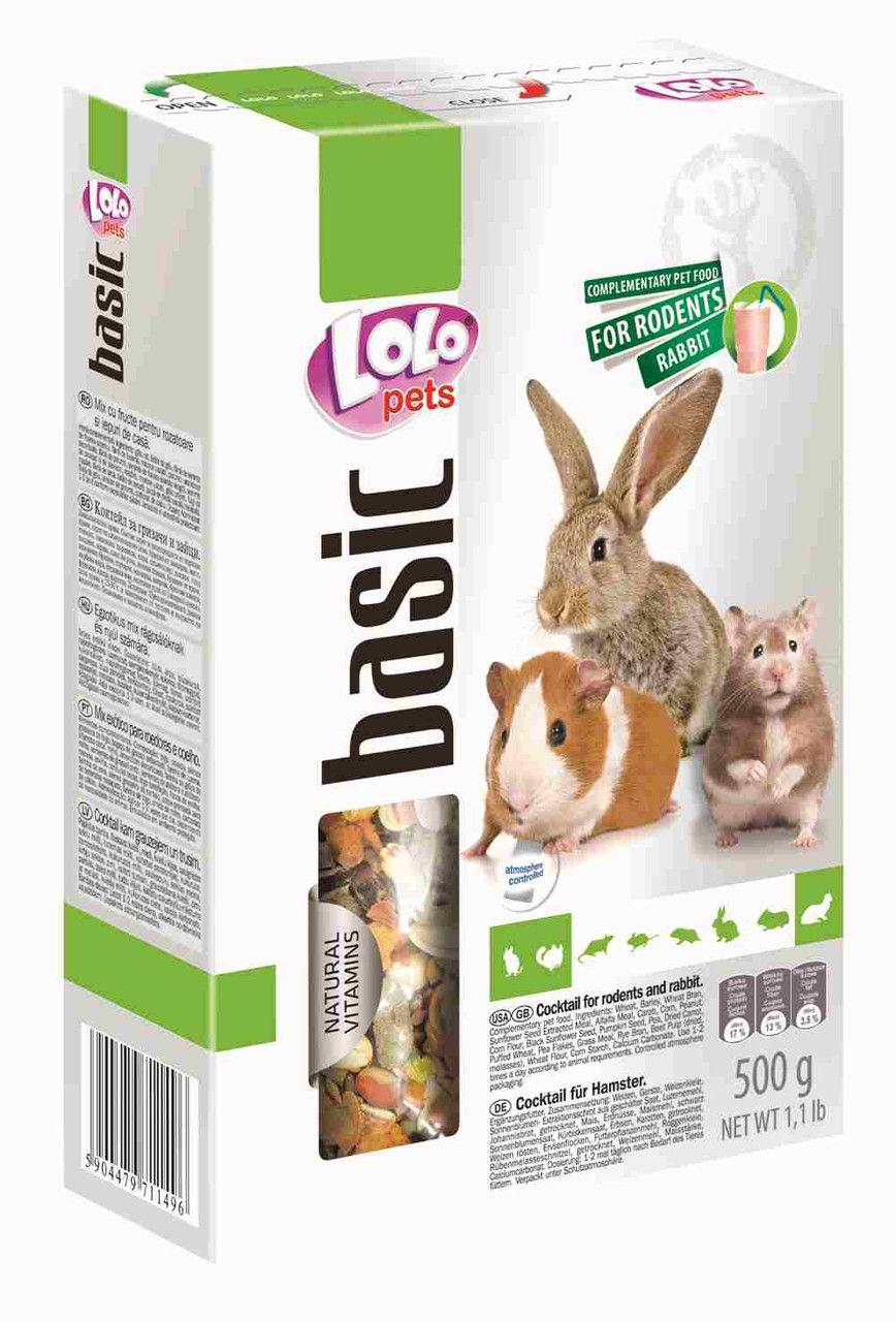 Коктейль для грызунов и кролика LoLo Pets basic 500 г (LO-71000)