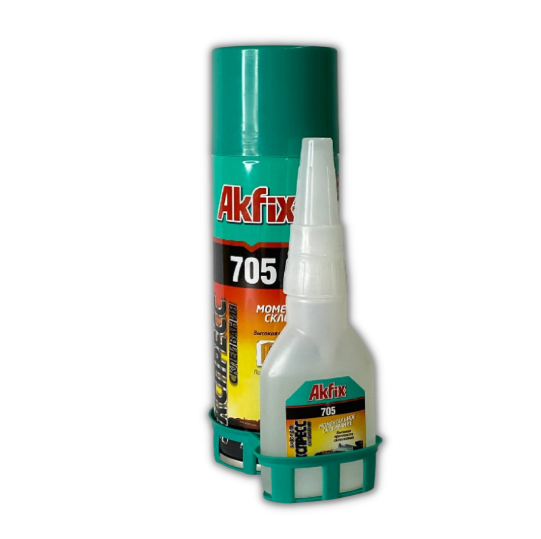 Клей Аkfix 705 двухкомпонентный 200 мл + 50 г (KL-AK705-200)