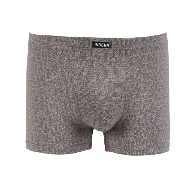 Мужские трусы INDENA Батал cтрейч 7XL Серый (95178)