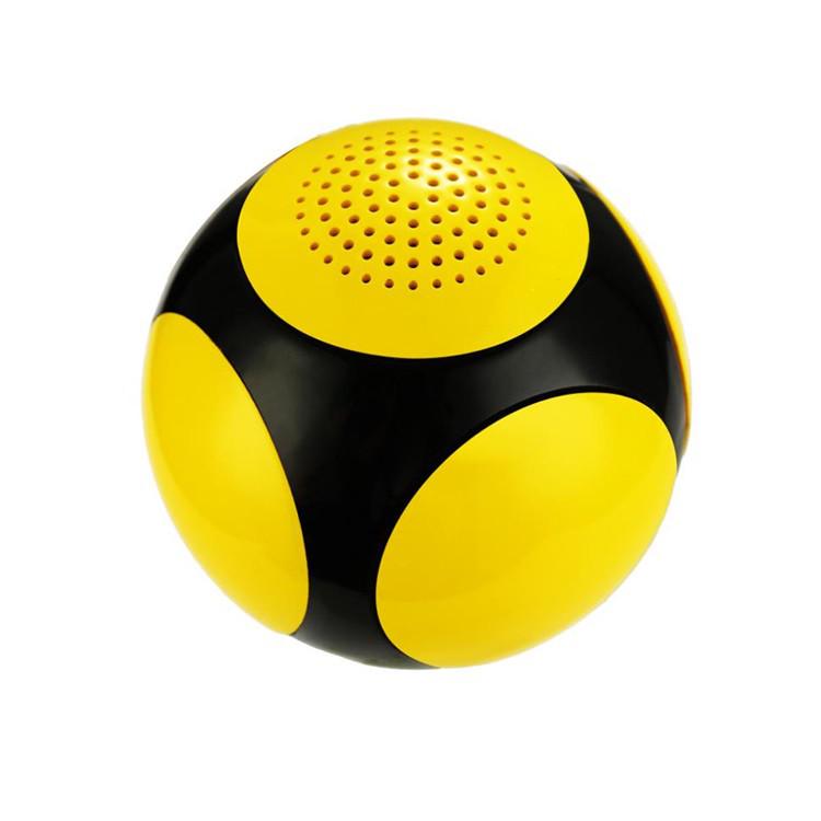Бездротова Bluetooth колонка SUNROZ Magic fidget spinner billiard ball 3W Чорно-Жовтий (SUN0305)