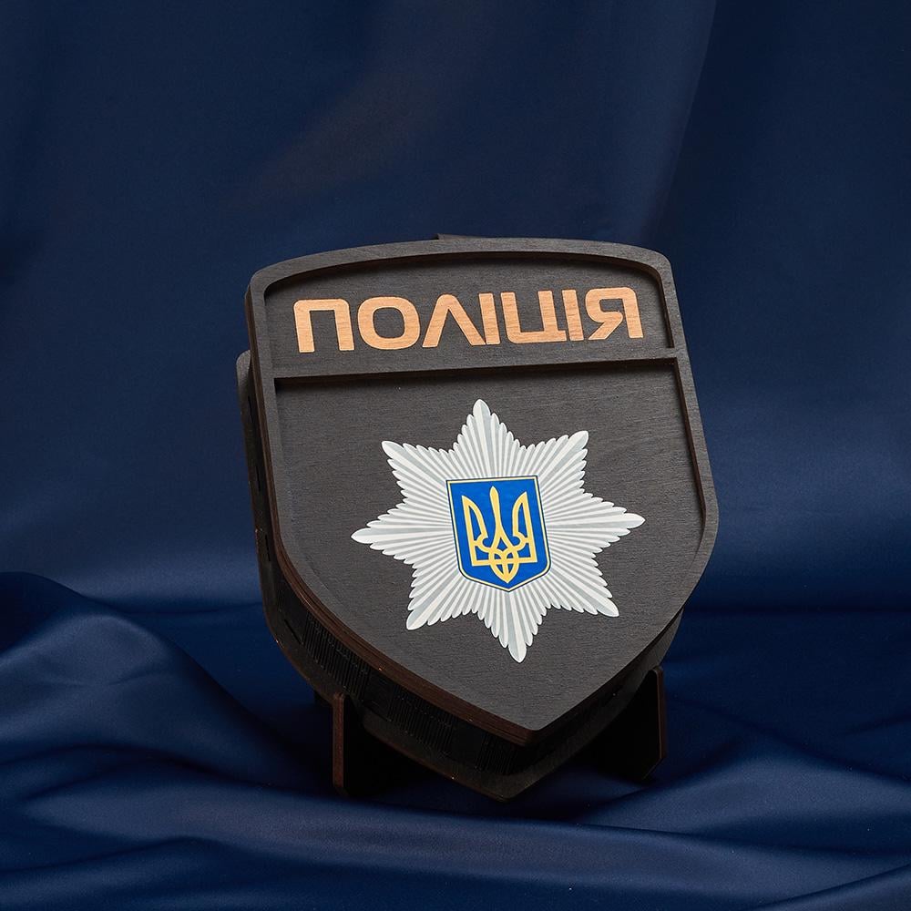 Подарочный набор рюмок с шевроном Полиция маленький (28421191) - фото 7 Подарочный набор рюмок с шевроном Полиция маленький (28421191) - фото 7