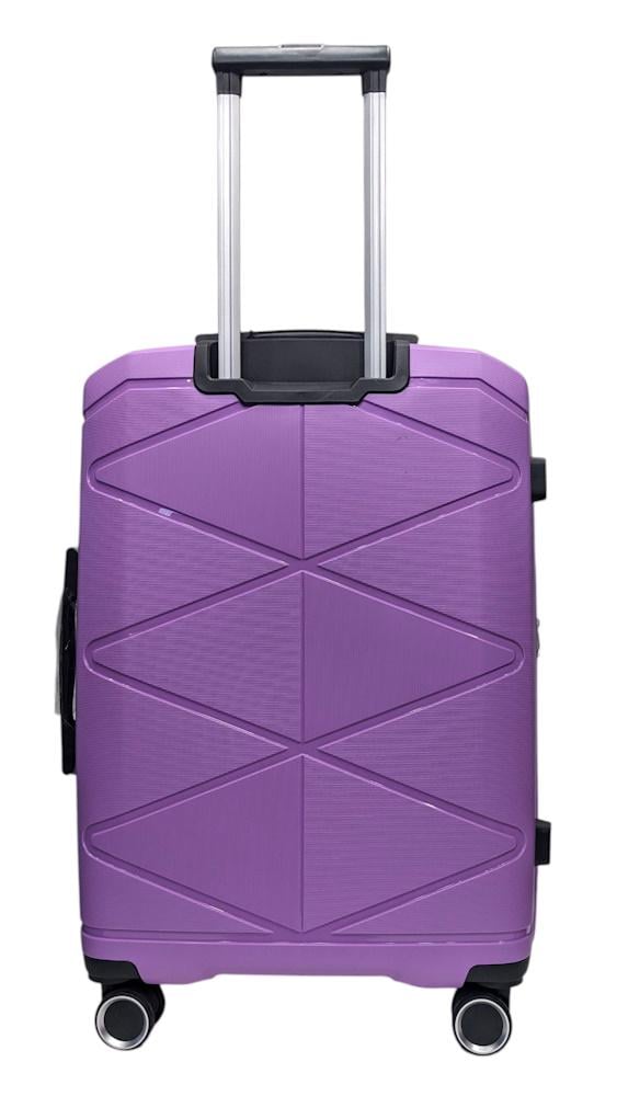Чемодан средний Madisson Snowball 51304 полипропилен M Сиреневый - фото 7