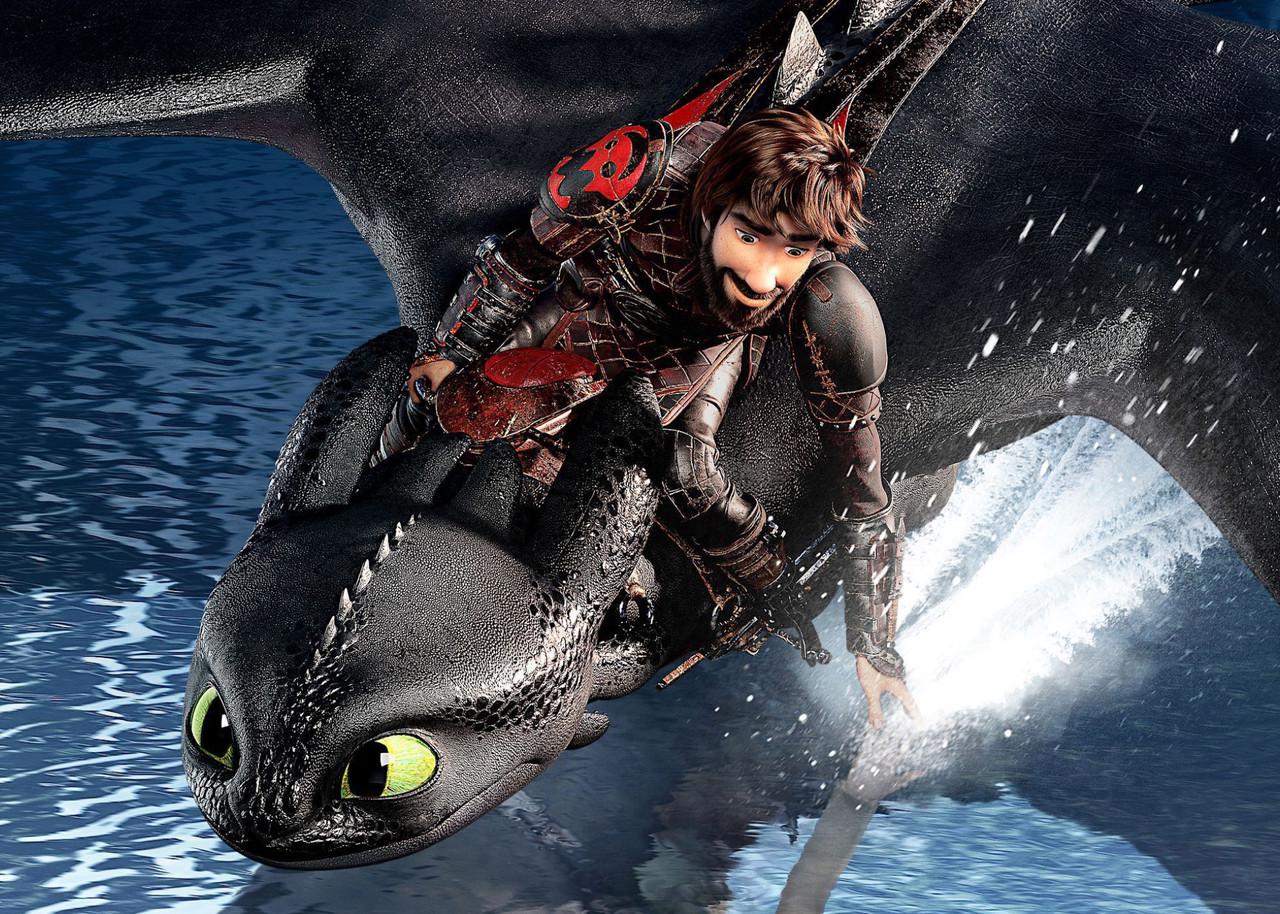Картина GeekLand How to train your dragon 60х40 см (HD.09.049)