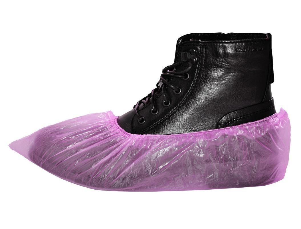 Бахилы полиэтиленовые 2,6 г 24 мкм 50 пар Розовый Бахилы полиэтиленовые 2,6 г 24 мкм 50 пар Розовый