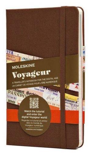 Блокнот Moleskine Voyageur средний Коричневый (VN001P4)