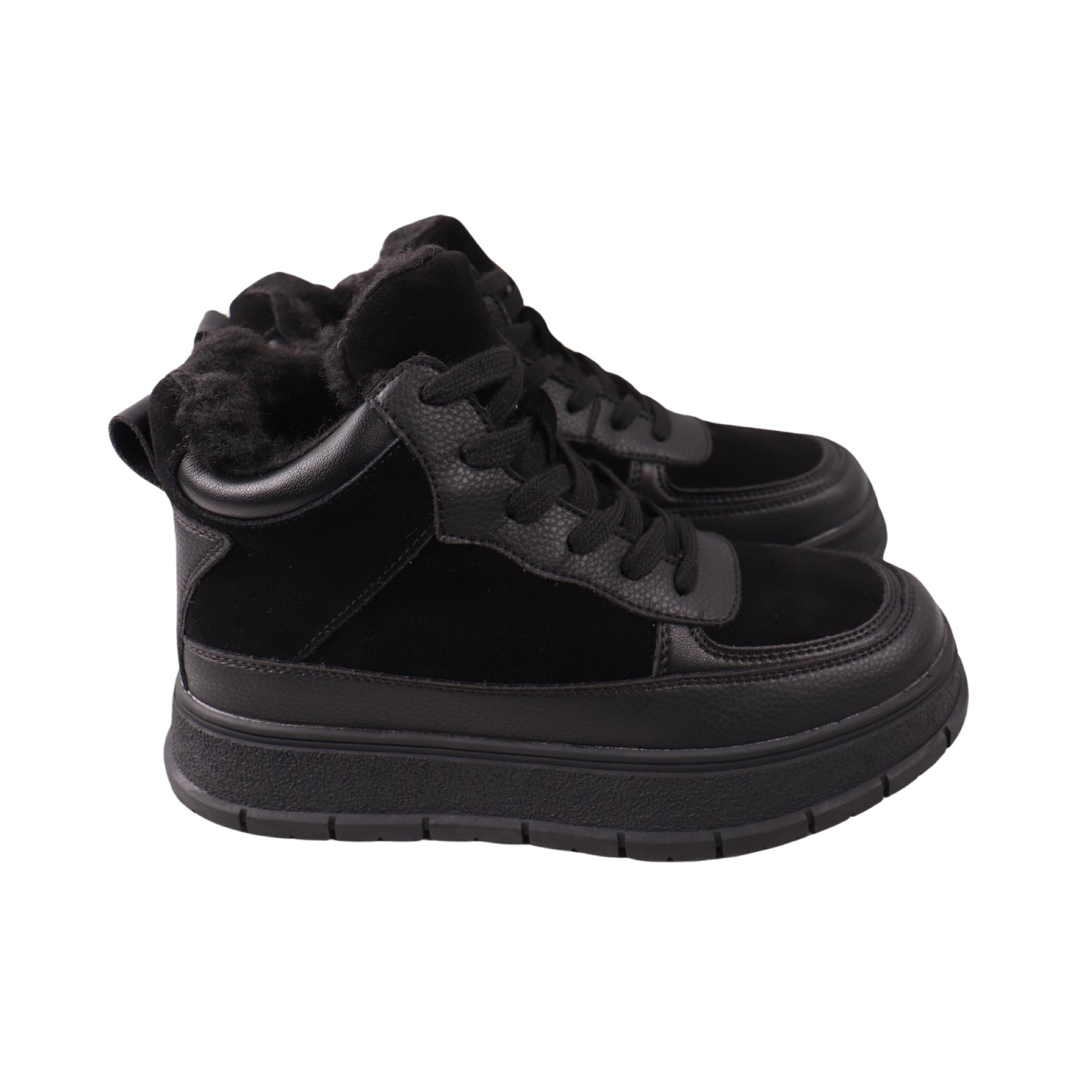 Ботинки женские Gifanni натуральная замша р. 38 Черный (259-24ZHS)