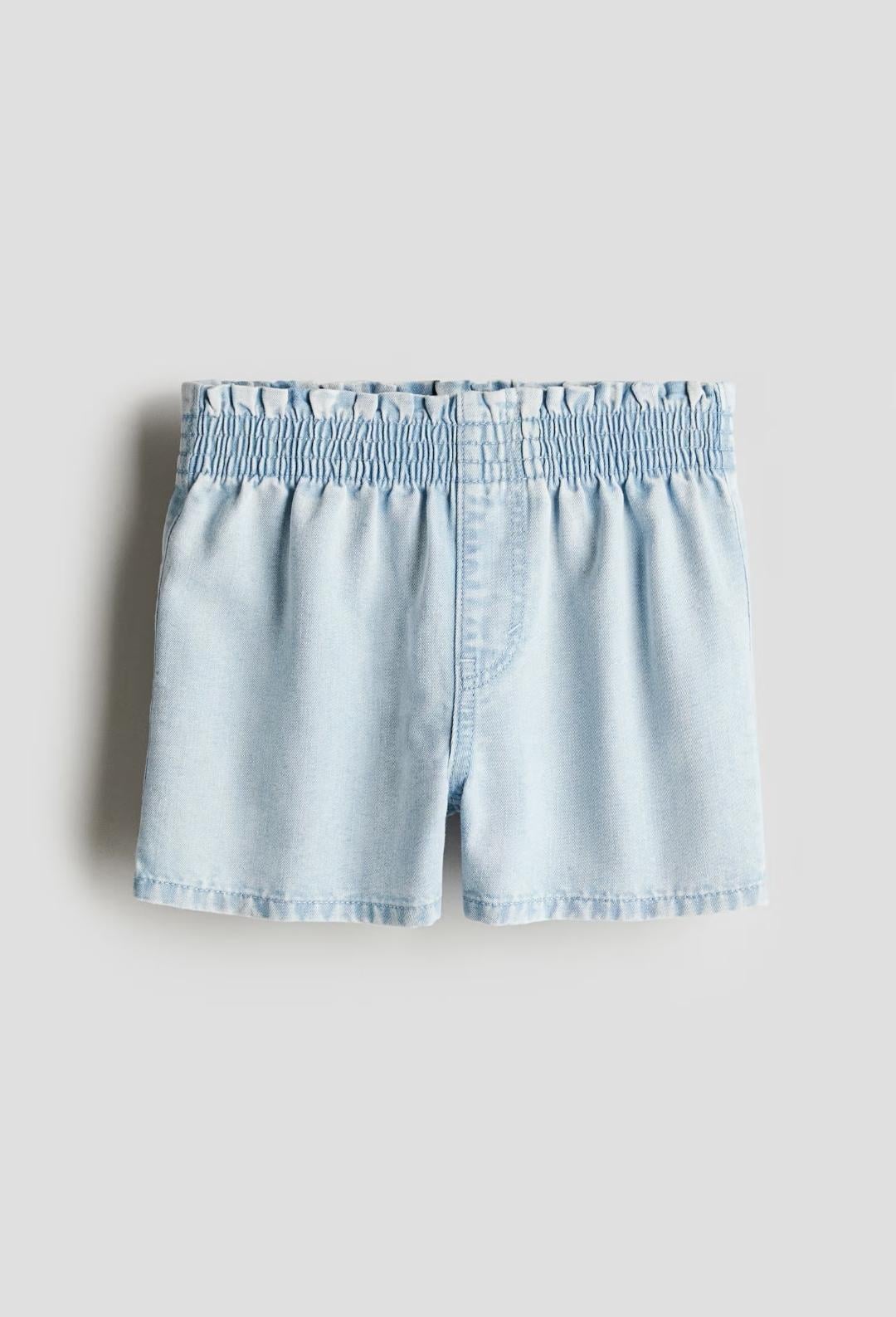 Шорти дитячі джинсові для дівчинки H&M 122 см Блакитний (25072401F)