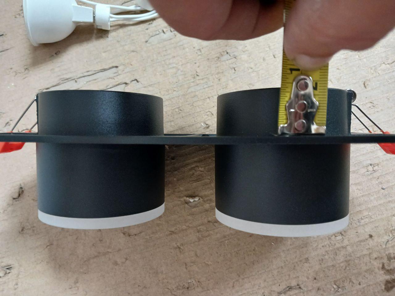 Светильник точечный Sirius PRD S 3626S-2 BK 2 лампочки - фото 3