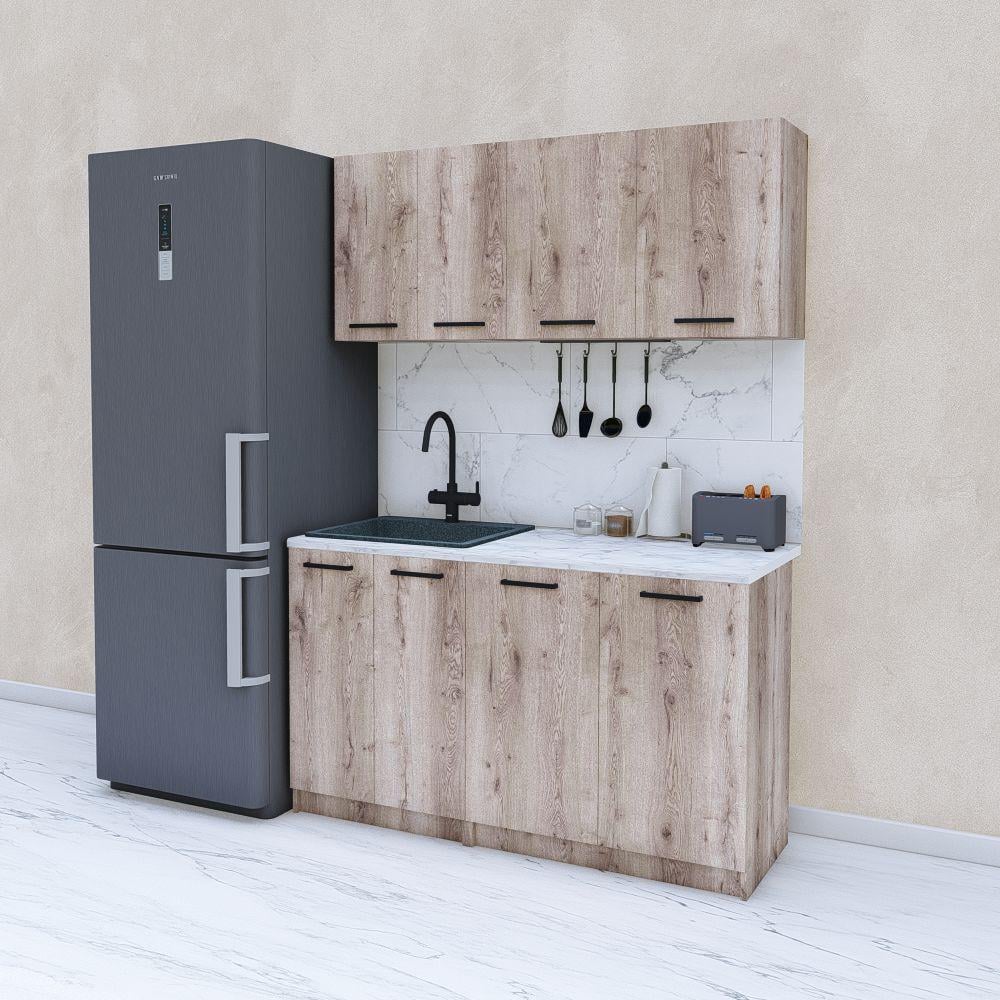 Кухня лінійна готова 1,4 м 140 см Аліканте (МП47) - фото 1