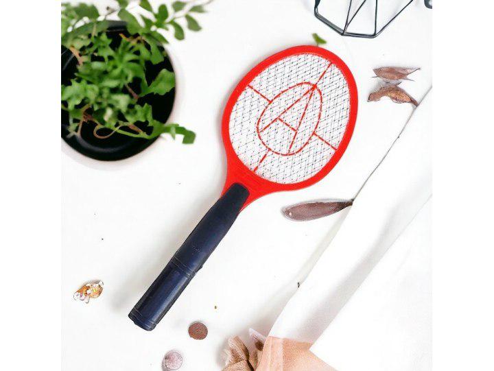 Мухобійка-ракетка електрична Annihilator від комарів і мух на батарейках Червоний (7G-F-7432R) - фото 3 Мухобійка-ракетка електрична Annihilator від комарів і мух на батарейках Червоний (7G-F-7432R) - фото 3
