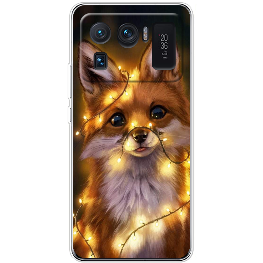Чехол BoxFace Xiaomi Mi 11 Ultra Рождественская лиса Прозрачный силикон (44424-up2399-44424)