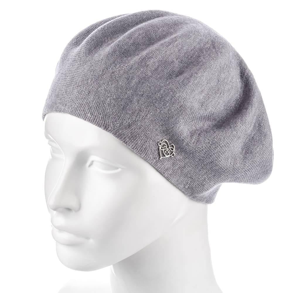 Берет женский Zolly ZH199 пустой из вискозы Пепел