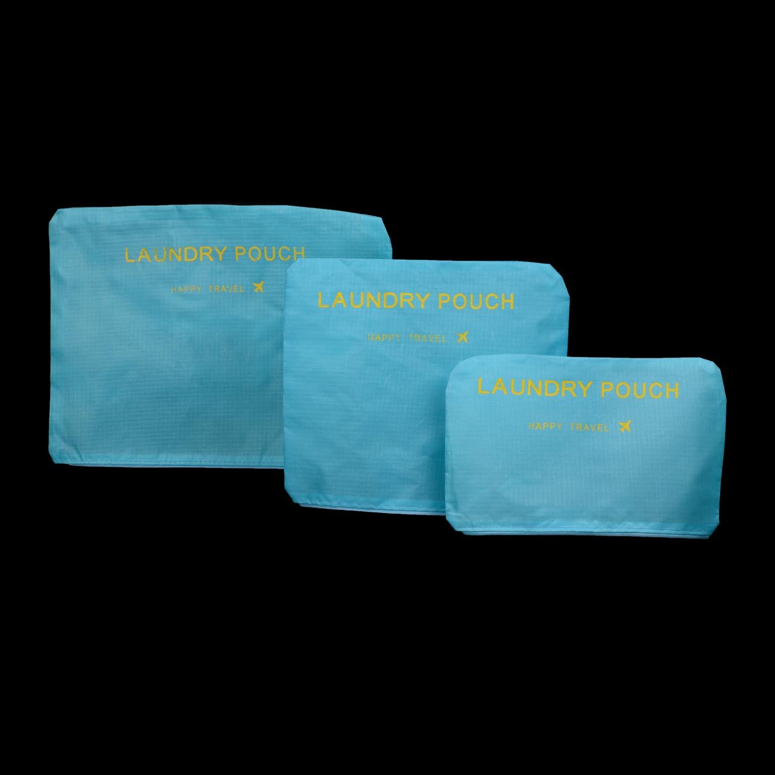 Набір органайзерів для подорожей та дому 6в1 нейлон водовідштовхувальний Блакитний (КДО-15-2) - фото 4