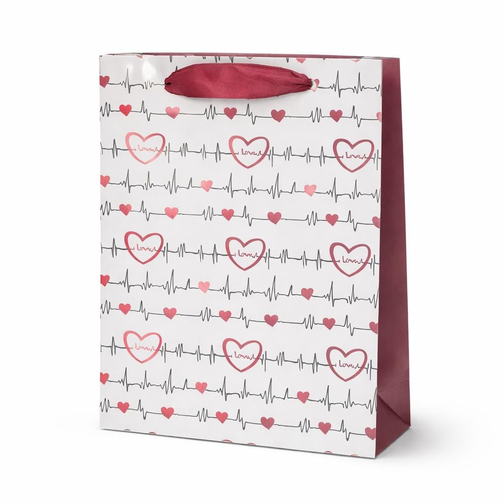 Пакет подарочный бумажный Music of love L 30х42х12 см (R33714-L)