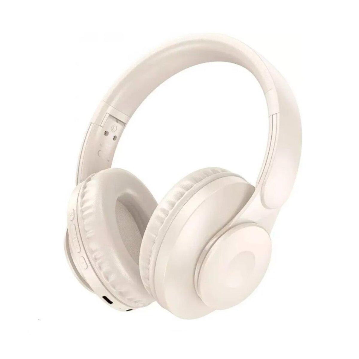 Наушники беспроводные Hoco Enjoy BT headset W45 BT5.3/AUX/46h/400 мАч White (602006)