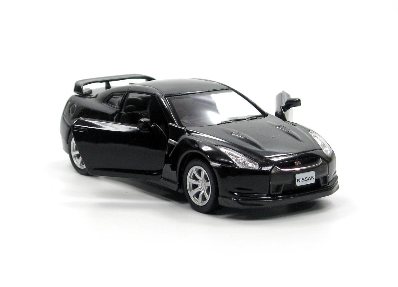 Машина металлическая KT5340W Nissan GT-R R35 2009 (KT5340W Black) - фото 7