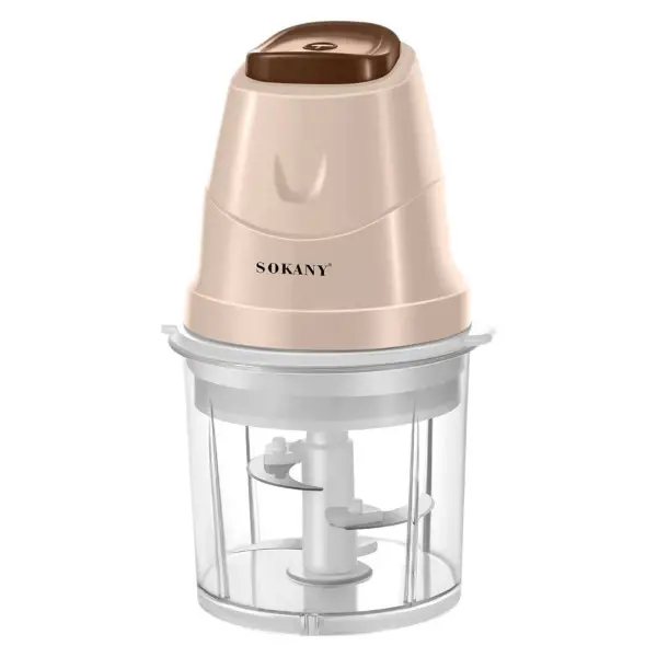 Подрібнювач Sokany SK-06009BE з чашею 700 мл Бежевий (149-107-SK-06009BE)