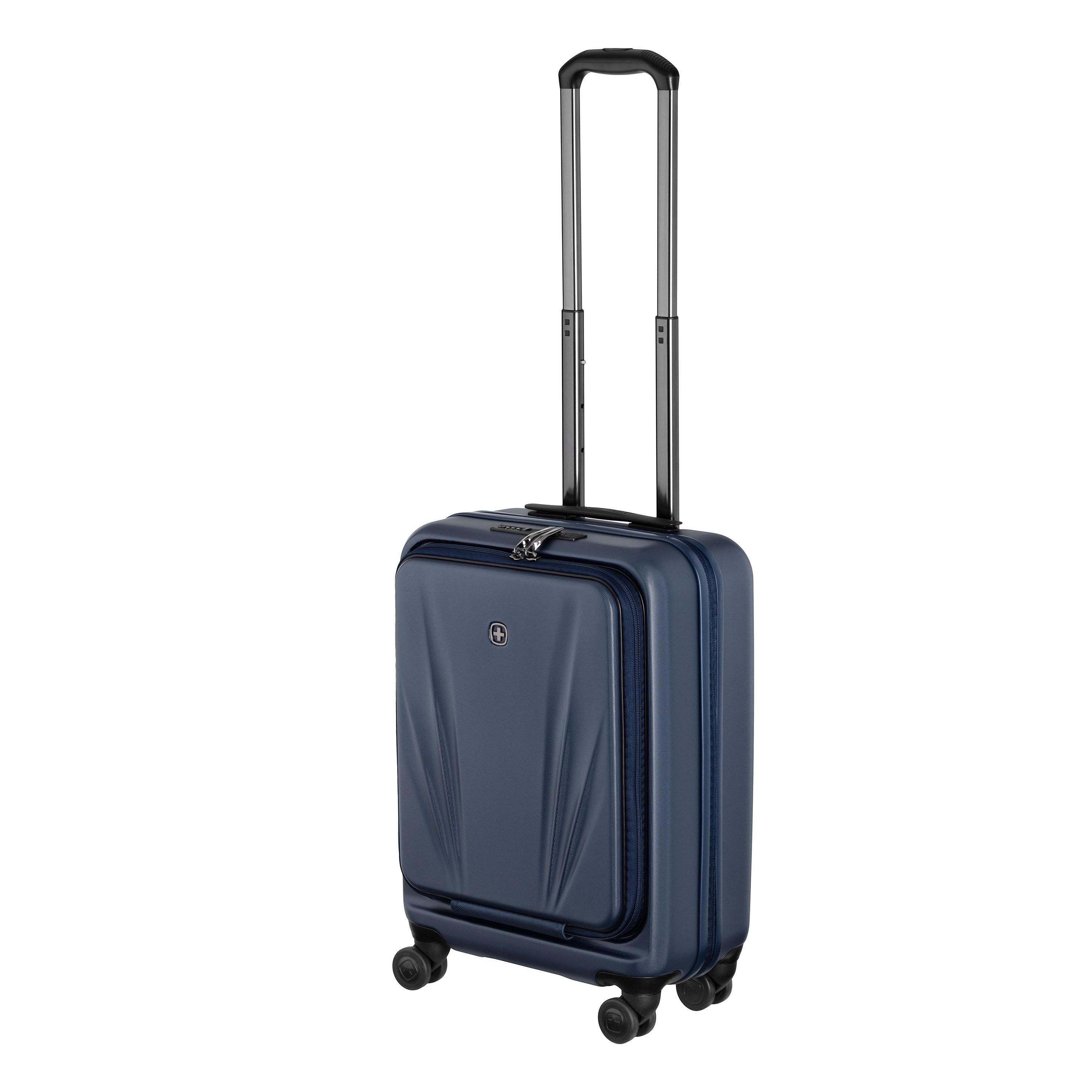 Валіза дорожня Wenger Skyon Hardside Carry-On полікарбонат/замок TSA 4 колеса 35/45 л Синій (653565)