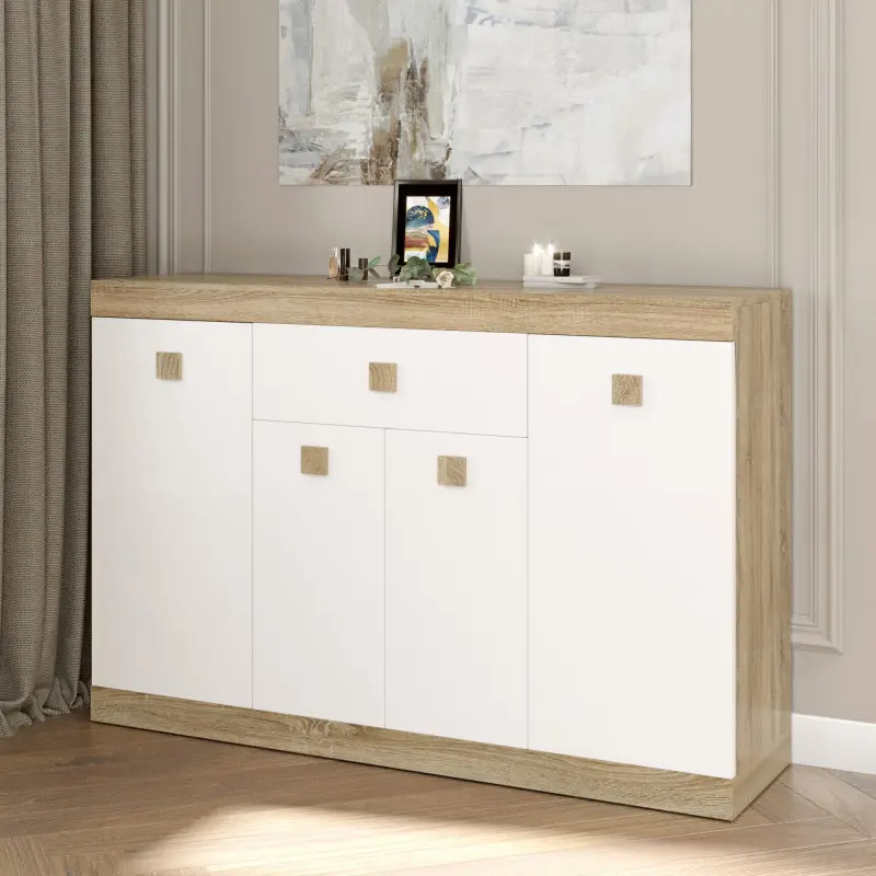 Комод Еверест Соната 7 Дуб сонома/Белый (26758936)