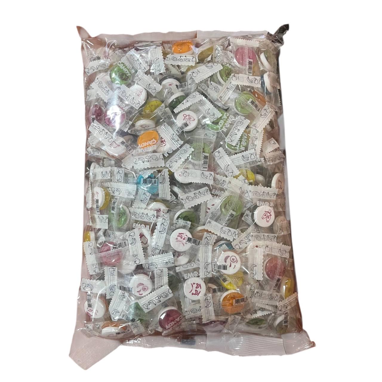 Льодяники фруктові Emoji Candy Емодзі 1 кг (00000006761)