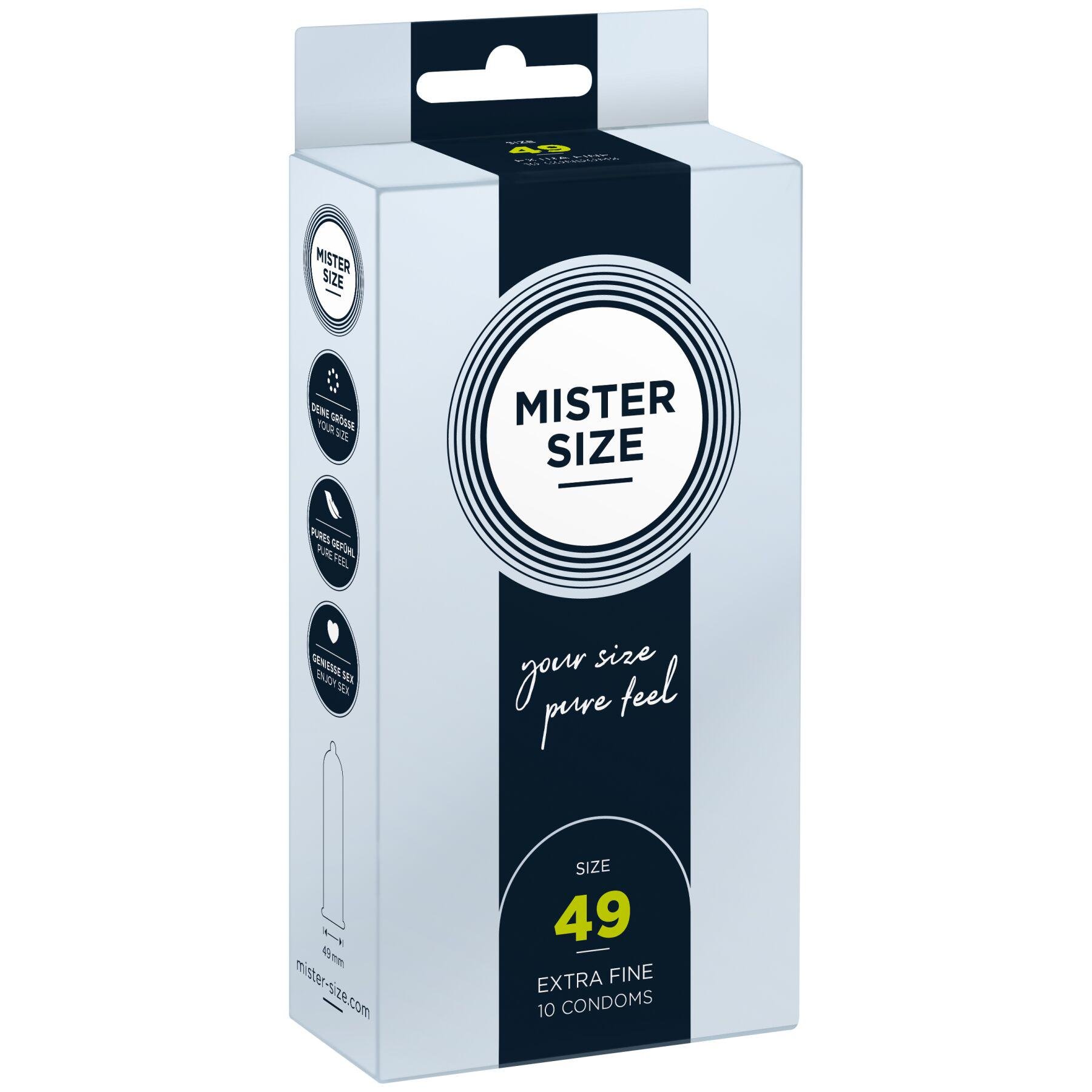 Презервативи Mister Size Pure Feel 0,05 мм р. 49 10 шт. (SO8043)