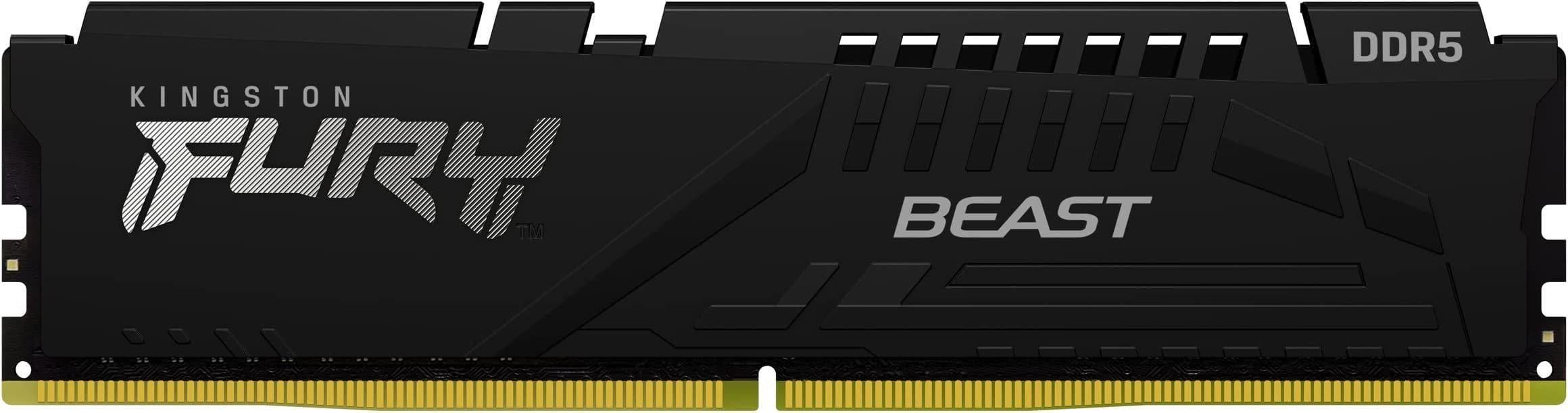 Память ПК Kingston DDR5 32 ГБ 5600 FURY Beast (KF556C40BB-32)