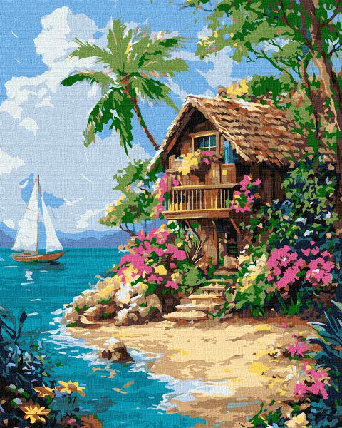 Картина за номерами Ideyka Життя у тропіках 40x50 см (Id-KHO6377)