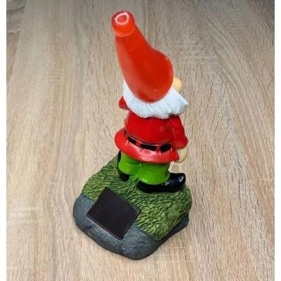 Світильник садовий Ельф Lemanso керамічний на сонячній батареї RGB з вимикачем Червоний (CAB127) - фото 4 Світильник садовий Ельф Lemanso керамічний на сонячній батареї RGB з вимикачем Червоний (CAB127) - фото 4