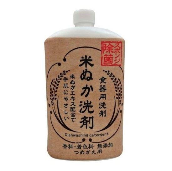 Засіб для миття посуду Rocket SOAP Kitchen Detergent Rice Bran з екстрактом рисових висівок змінний блок 800 мл (2899412490)