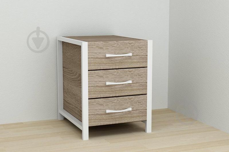 Тумба Ferrum-decor Вивьен 3 50x41x40 см Дуб Сонома (XK00155)