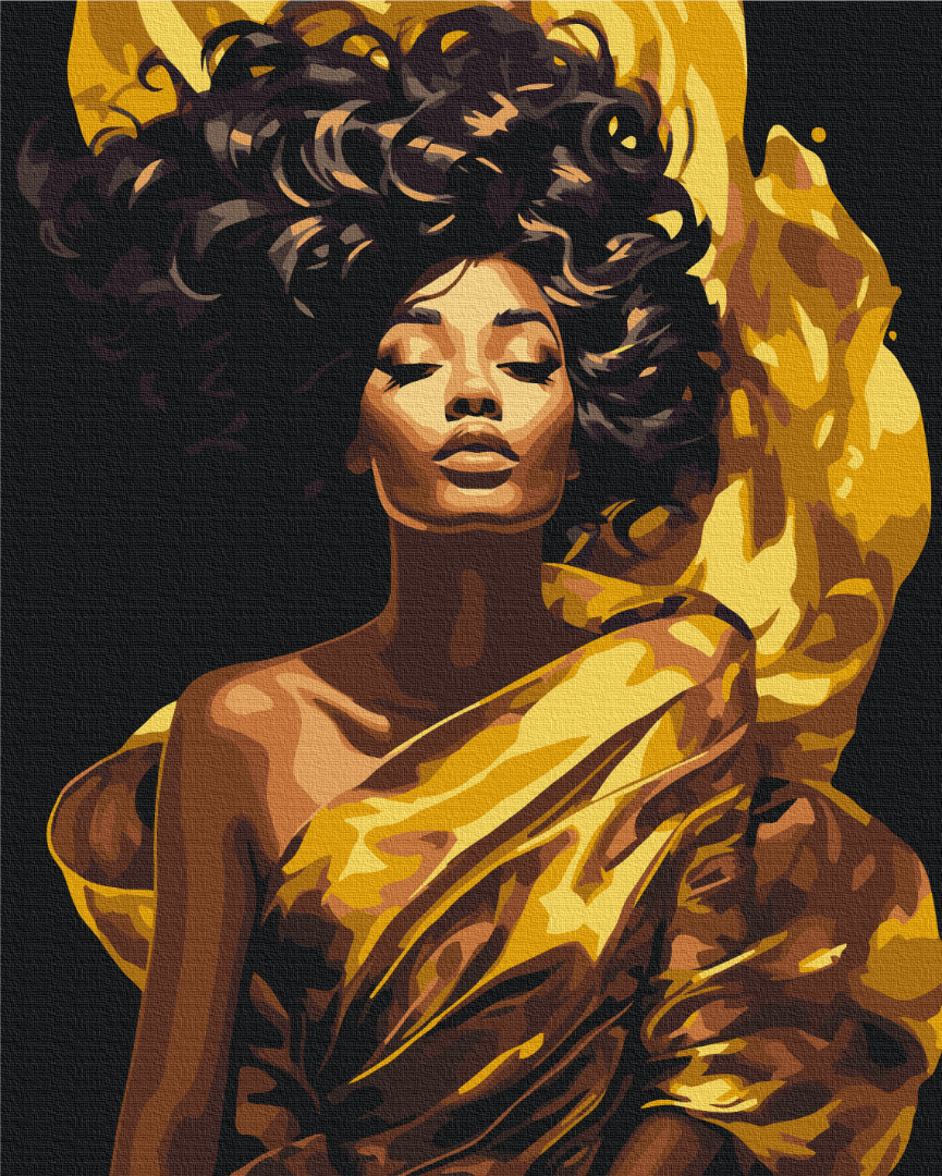 Картина за номерами Brushme Одягнена в промені 48x60 см (BS54007L)