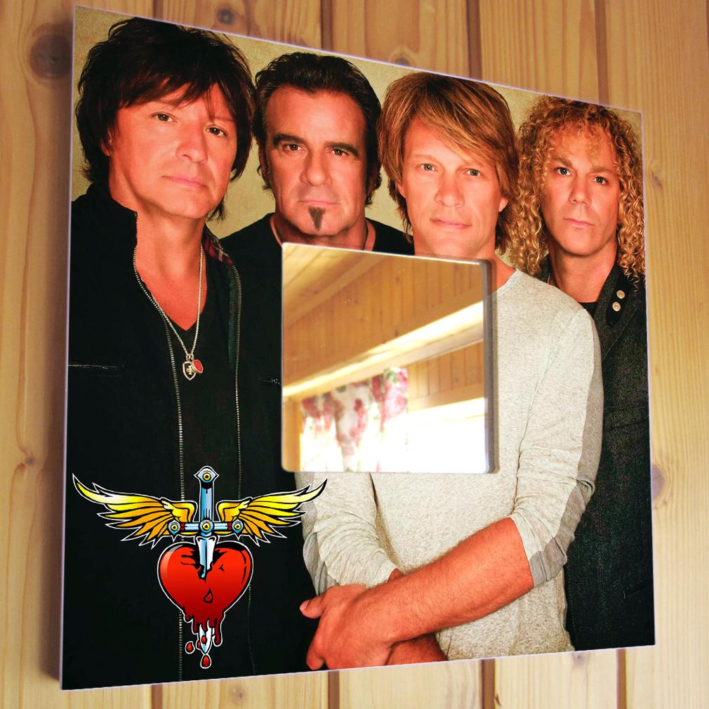 Зеркало декоративное Группа Bon Jovi 260х260 мм (M04603)