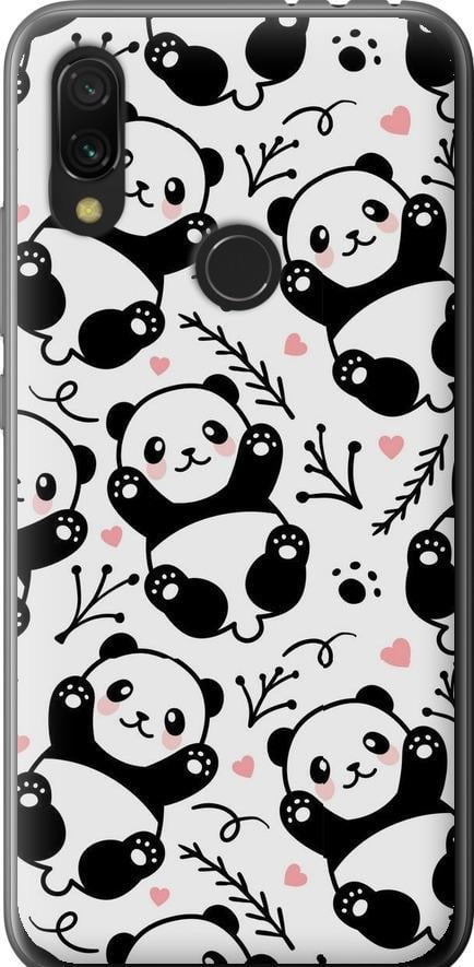 Чехол на Xiaomi Redmi 7 Панды (4318t-1669-42517)