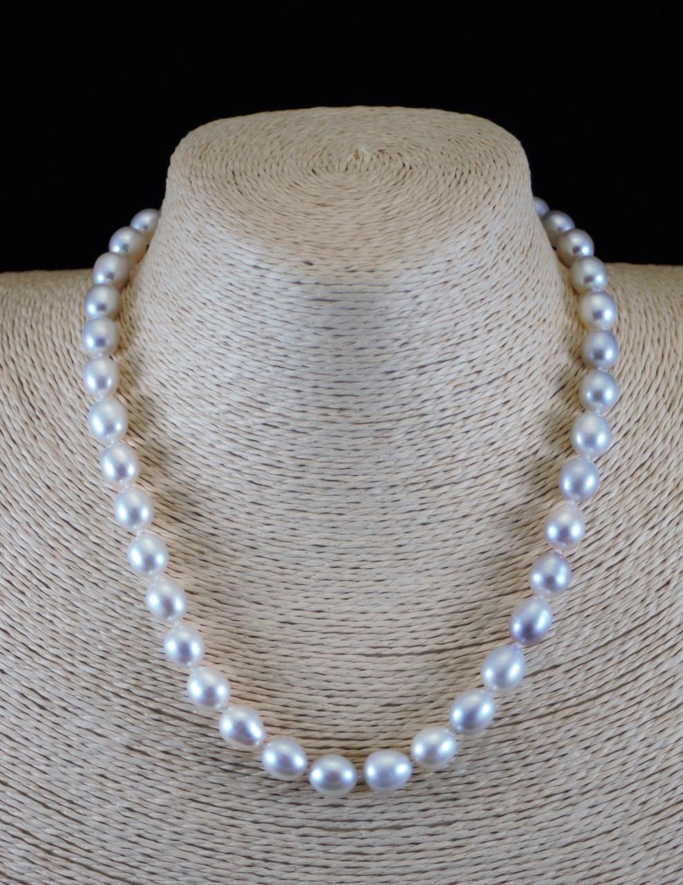 Намисто перли Рис 9x10,5 мм Білий (64)