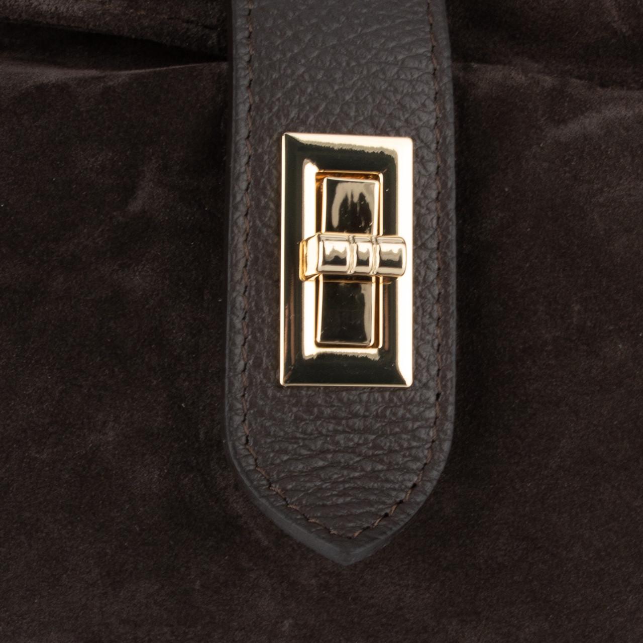 Сумка женская Virginia Conti замшевая (04034) Шоколадный - фото 3