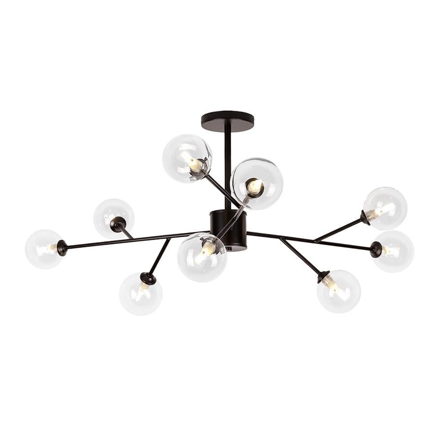 Люстра 7529806-9 BK/CL Чорний/Прозорий - фото 2