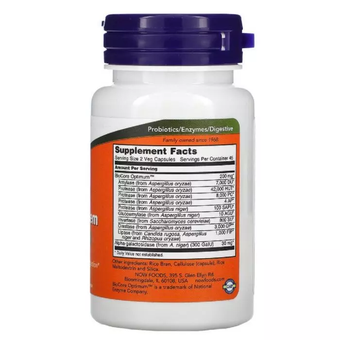 Травні ферменти Now Foods Optimal Digestive System 90 вегетаріанських капсул (NF2958) - фото 2