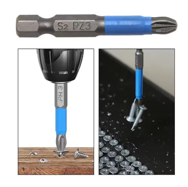 Набір насадок для шурупокрута викрутка/біта 6 шт. (NN-6) - фото 4