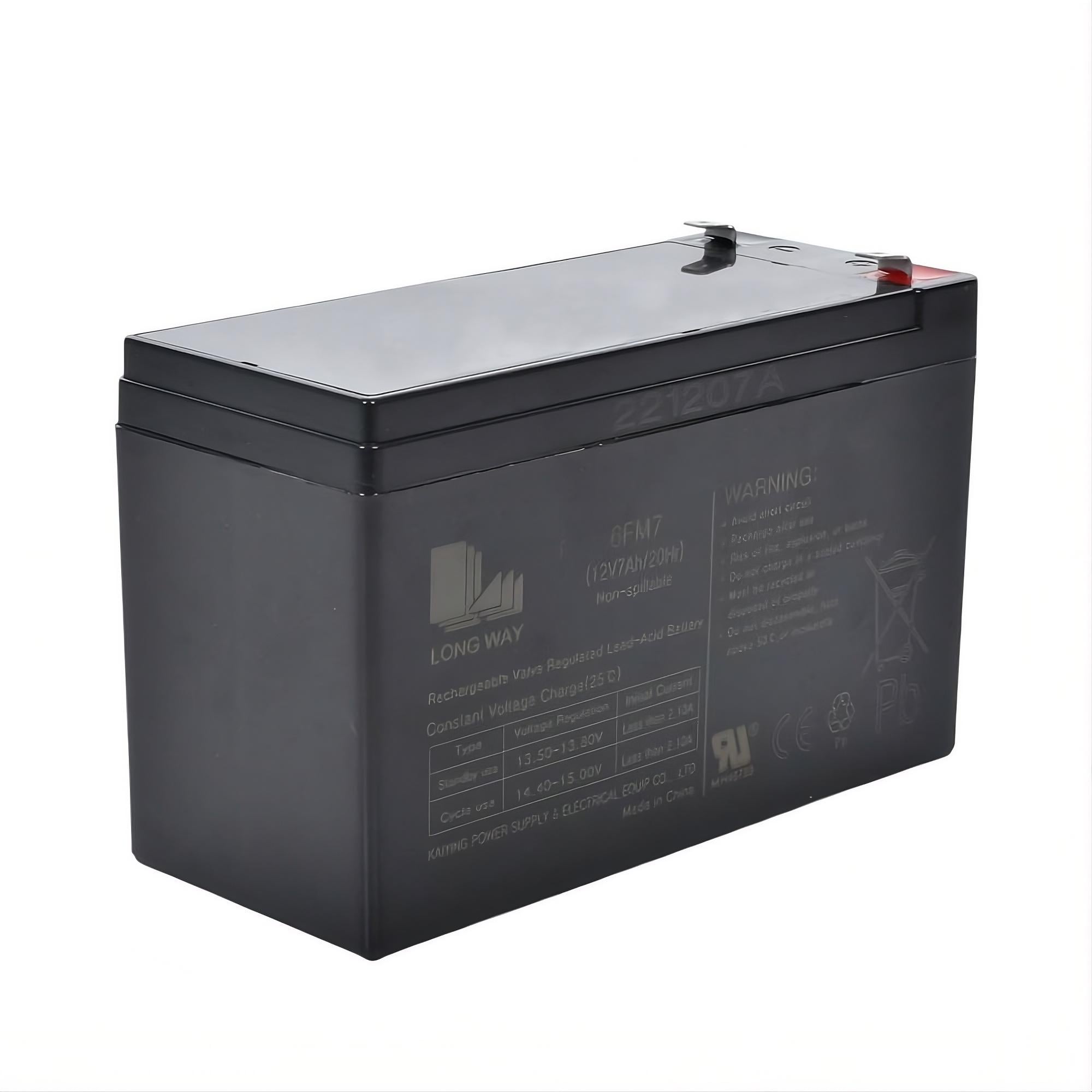 Акумулятор 12V7Ah-BATTERY Long Way 12В 7Агод 15,3×9,5×6,7 см (34355750)