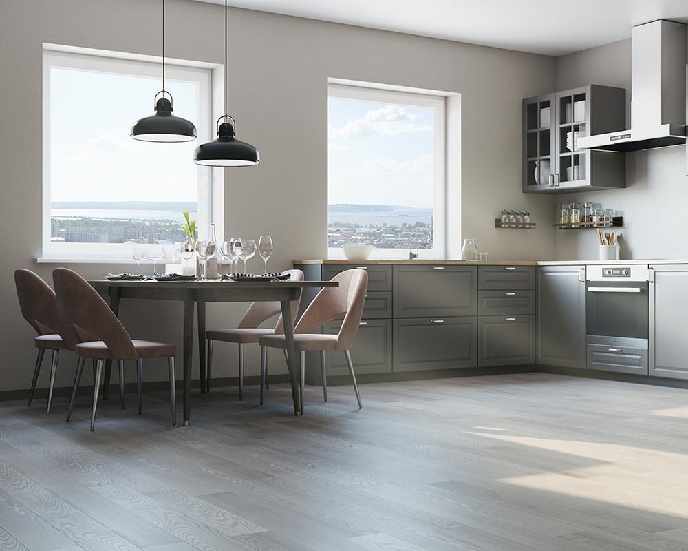 Паркетна дошка Floor`360 Ясень PRESTIGE MARINE MATT 1-смугова Лак