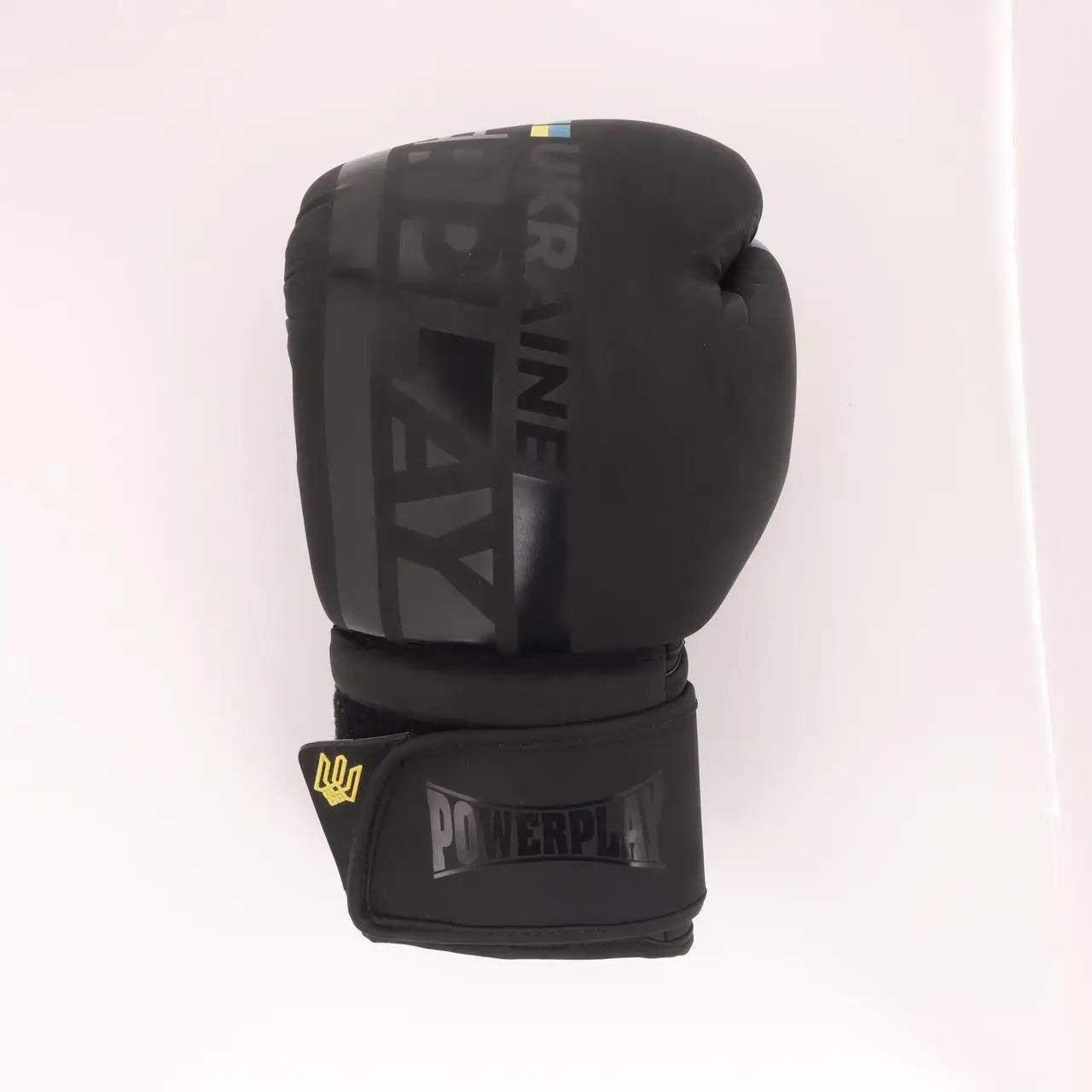 Перчатки боксерские PowerPlay 3021 Украина 14 Черный