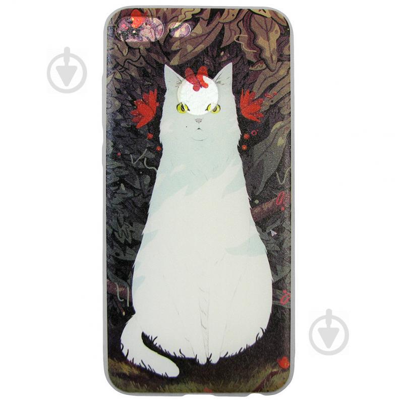 Чехол с рисунком Printed Silicone для Honor 9 Lite Кошка (hub_fQvo65643)