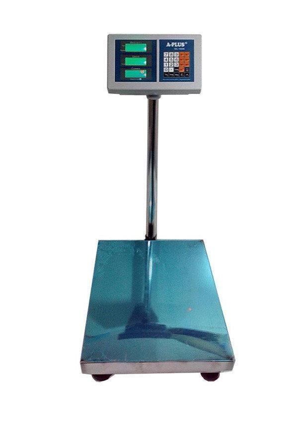 Весы торговые A-PLUS со стойкой до 300 кг платформа 40x50 см (511998) - фото 5 Весы торговые A-PLUS со стойкой до 300 кг платформа 40x50 см (511998) - фото 5