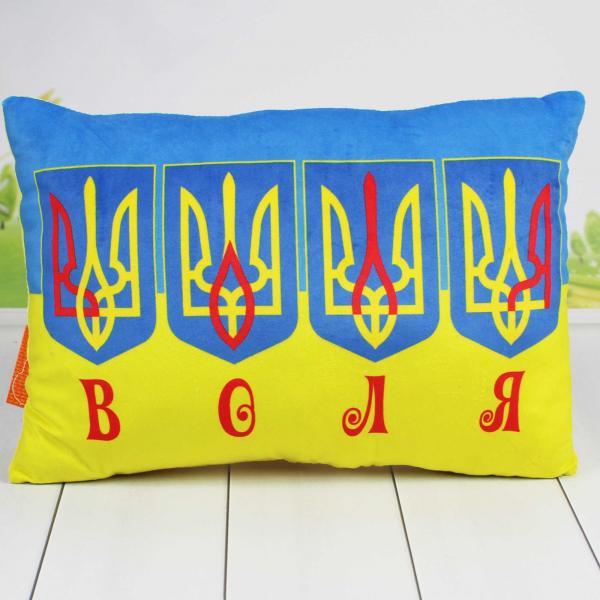Подушка Копица с принтом Патриотическая Воля герб 38х26 см (00291-31)