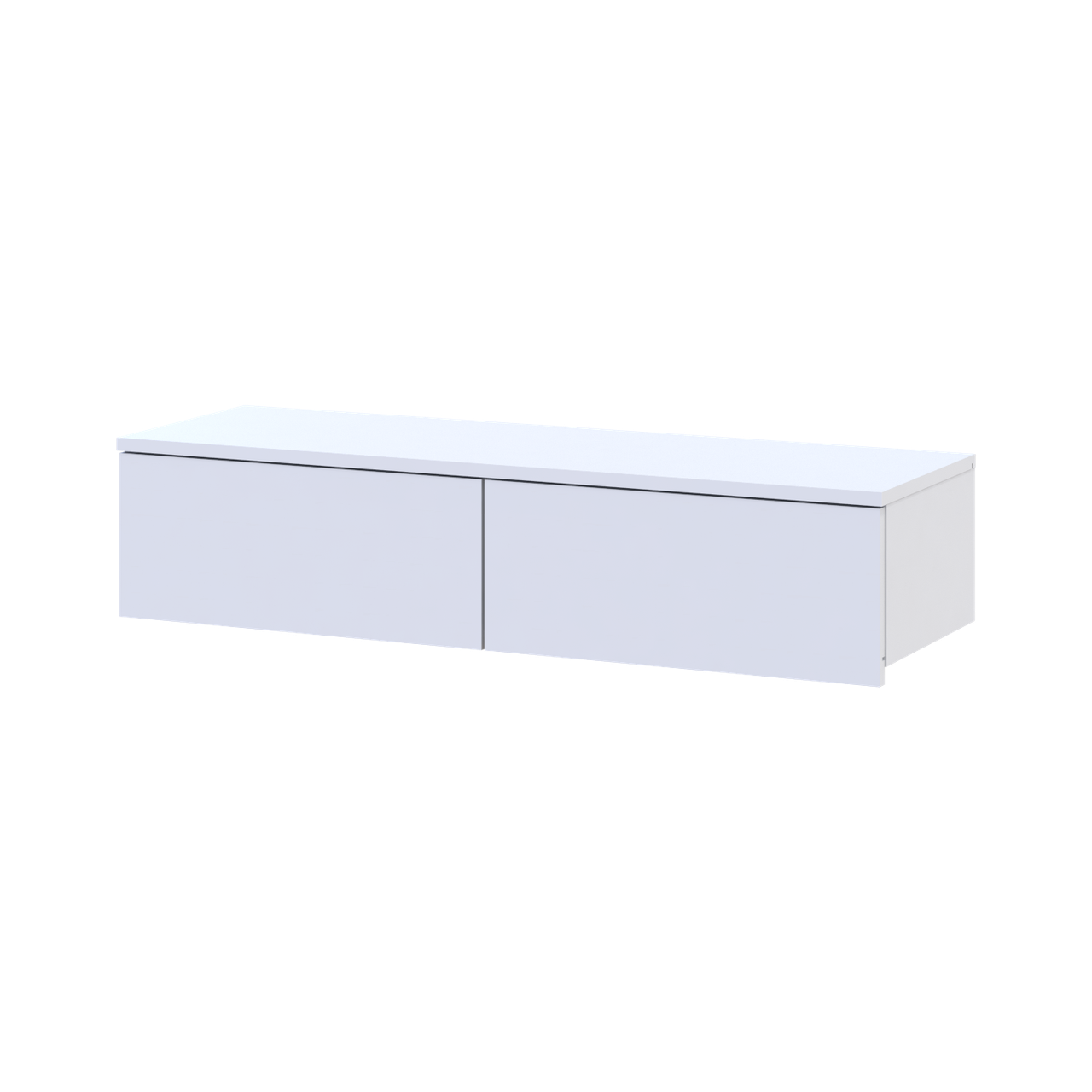 Туалетний столик Doros Левія 2Ш 100х32х22 см Білий (41516092) - фото 4 Туалетний столик Doros Левія 2Ш 100х32х22 см Білий (41516092) - фото 4