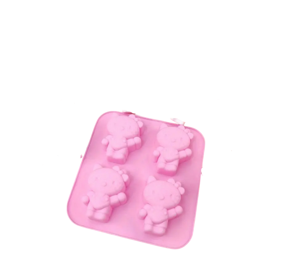 Форма силиконовая для выпечки Hello Kitty Розовый (SAM-0303)