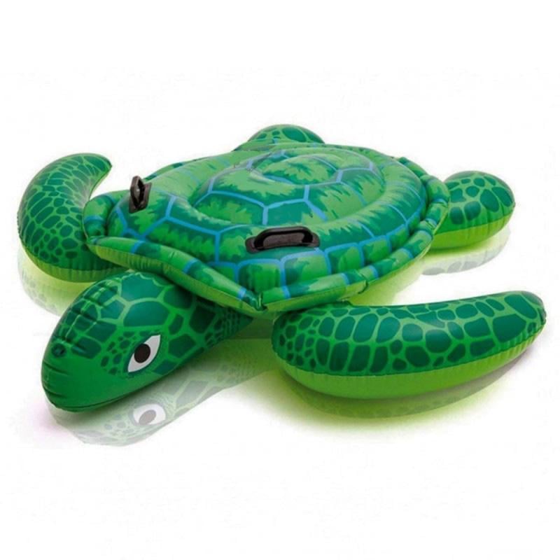 Матрац пляжний Intex Черепаха 157х127 см Зелений (6208)
